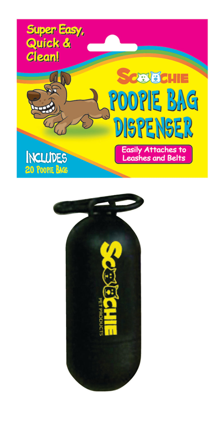 Scoochie Poop Dispenser With Refill Roll Bag Carded (Pack of 16)
