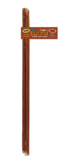 32 - 36 Inch Full Bully Stick With Scoochie Cigar Band/UPC (Pack of 2)