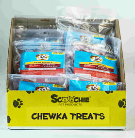 Chewka Dog Treats - Ribeye Flavor 13.5 oz Large PDQ of 12