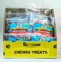 Chewka Dog Treats - Ribeye Flavor 13.5 oz Large PDQ of 12