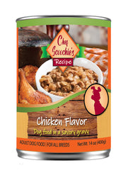 Chef Scoochies Chicken Dog Food in Gravy 14 Ounce Pop Top Can (Pack of 16)