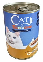Clever Cat Chicken Flavor Chunky Cat Food 14 Ounce Pop Top Can (Pack of 12)