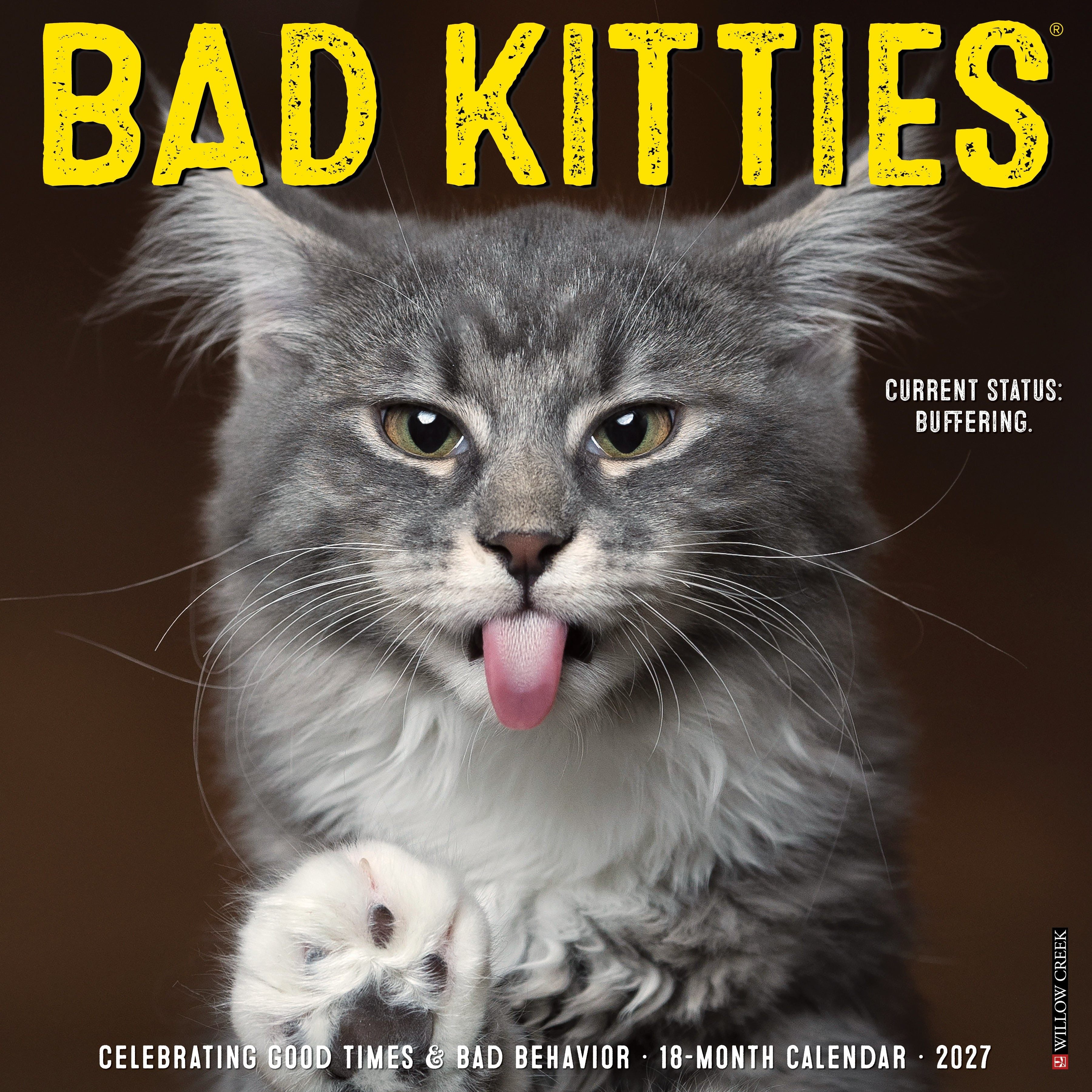 Bad Kitties 2027 12" x 12" Wall Calendar