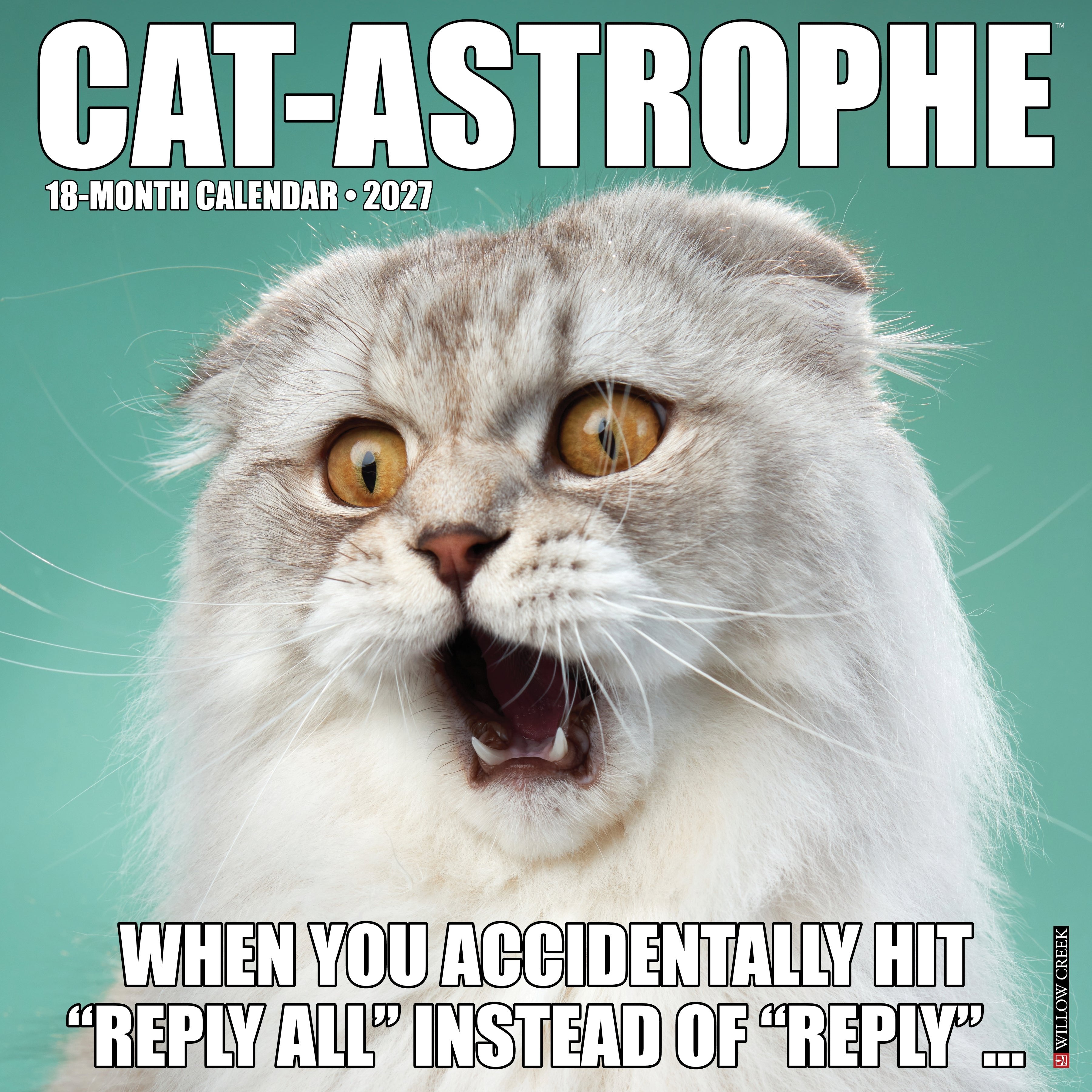 Cat-astrophe 2027 12" x 12" Wall Calendar