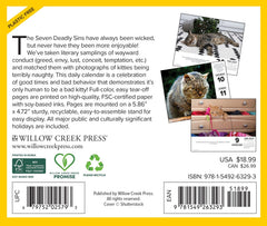 Bad Kitties 2027 5.4" x 6.2" Box Calendar