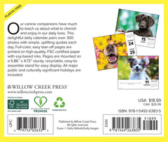 What Dogs Teach Us 2027 5.4" x 6.2" Box Calendar