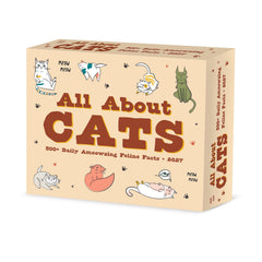 All About Cats 2027 5.4" x 6.2" Box Calendar
